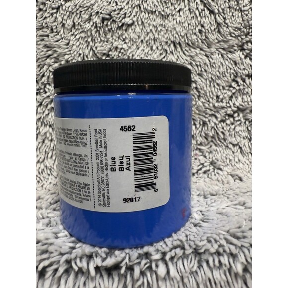 Speedball Fabric Screen Printing Ink 8oz-LOT OF 4 Black White Red Blue SEALED - Picture 12 of 14